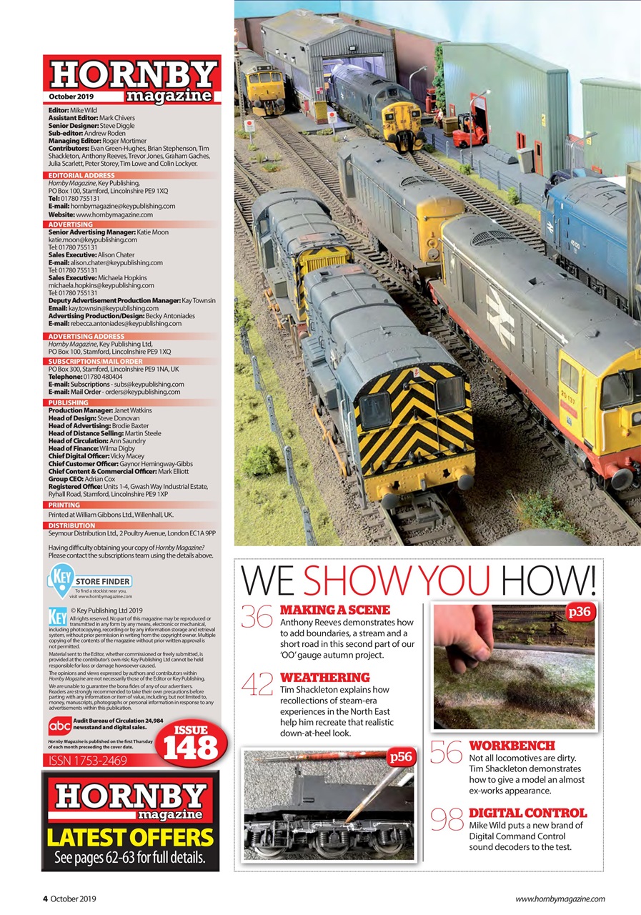 Hornby Magazine October 2019 Back Issue