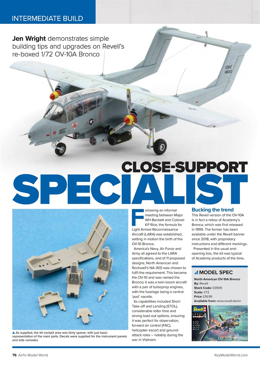 Airfix Model World Magazine March Back Issue