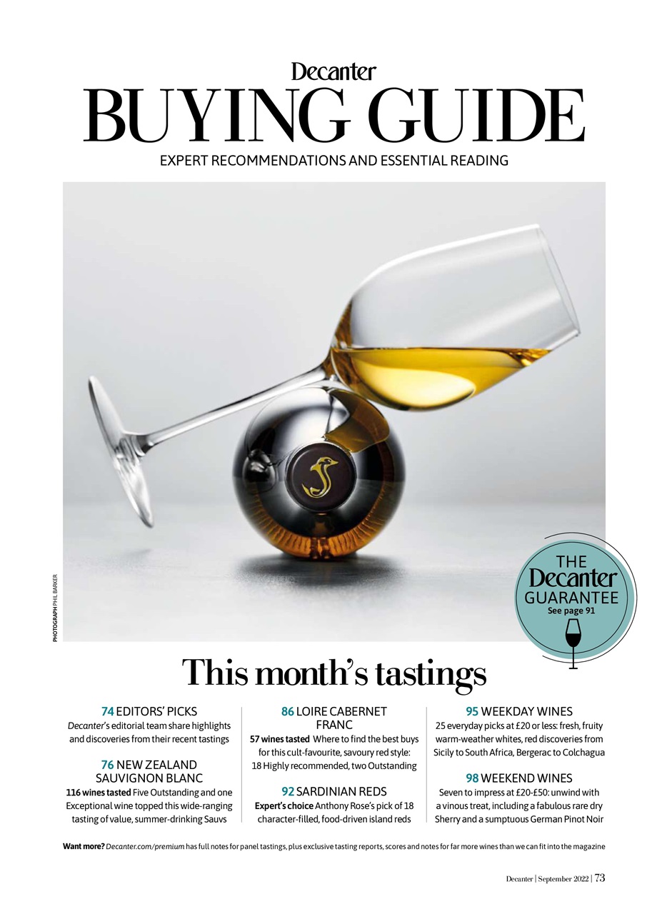 Decanter Magazine September 2022 Back Issue