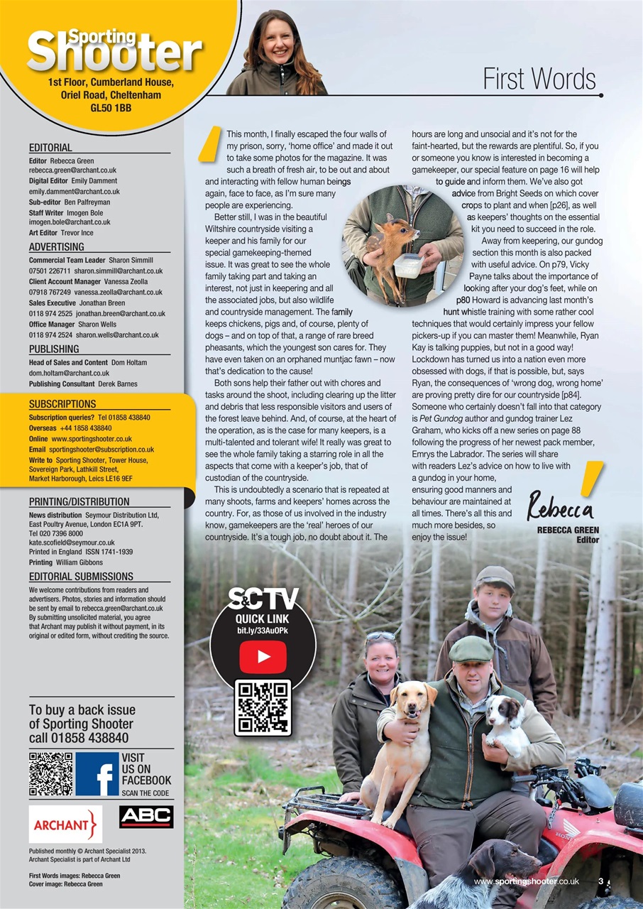 Sporting Gun Magazine June Sporting Shooter Back Issue