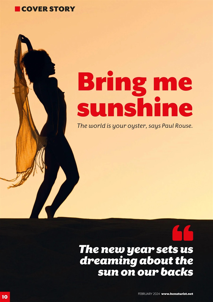 H E Naturist Magazine February 2024 Back Issue