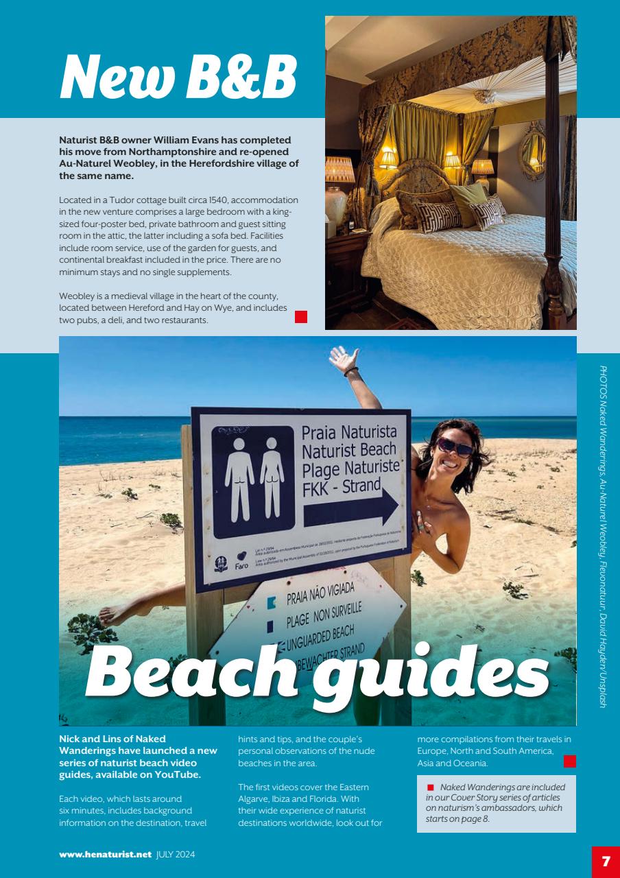 H E Naturist Magazine Subscriptions And July 2024 Issue