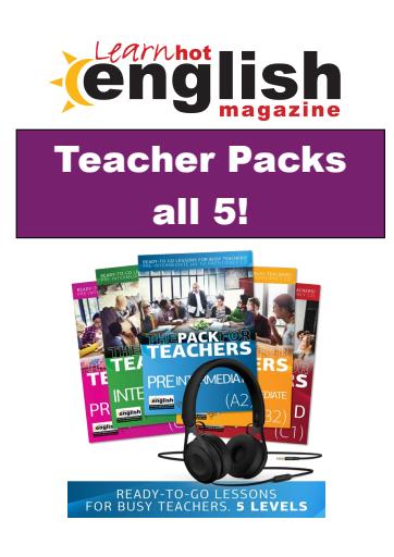 Learn Hot English Teacher Pack Collection Issues Pocketmags