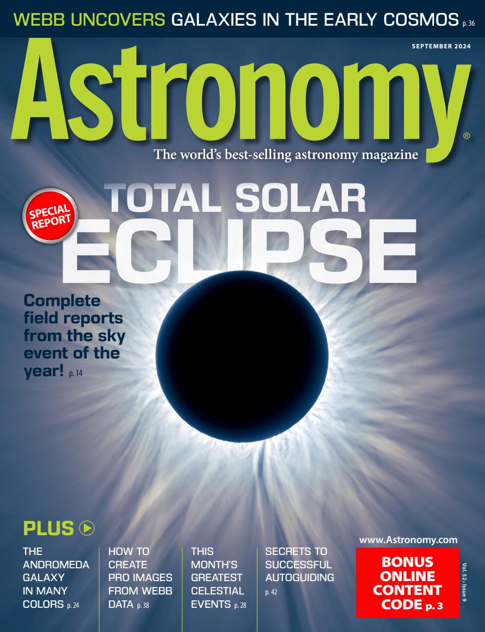 Astronomy Magazine Subscriptions And September Issue