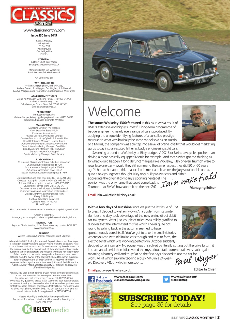 Classics World Preview Pages