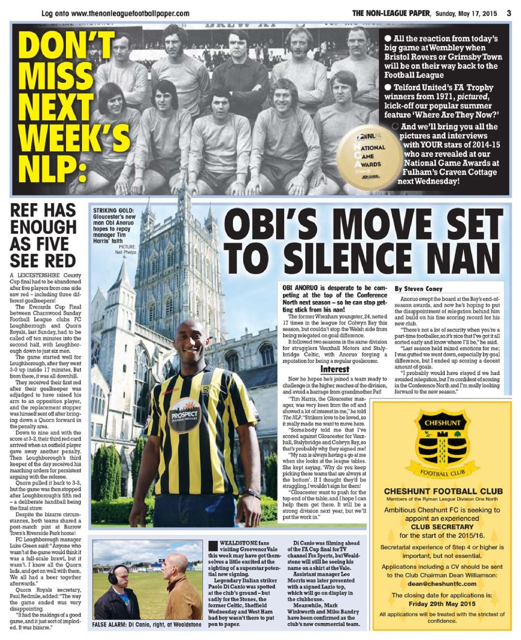 The Non-League Football Paper Preview Pages