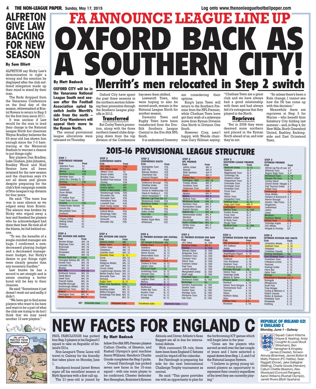 The Non-League Football Paper Preview Pages