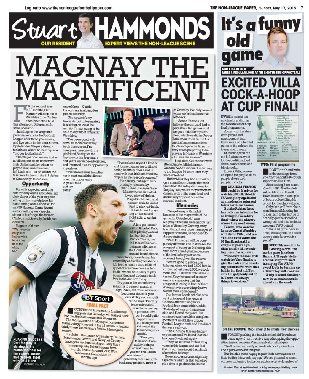 The Non-League Football Paper Preview Pages