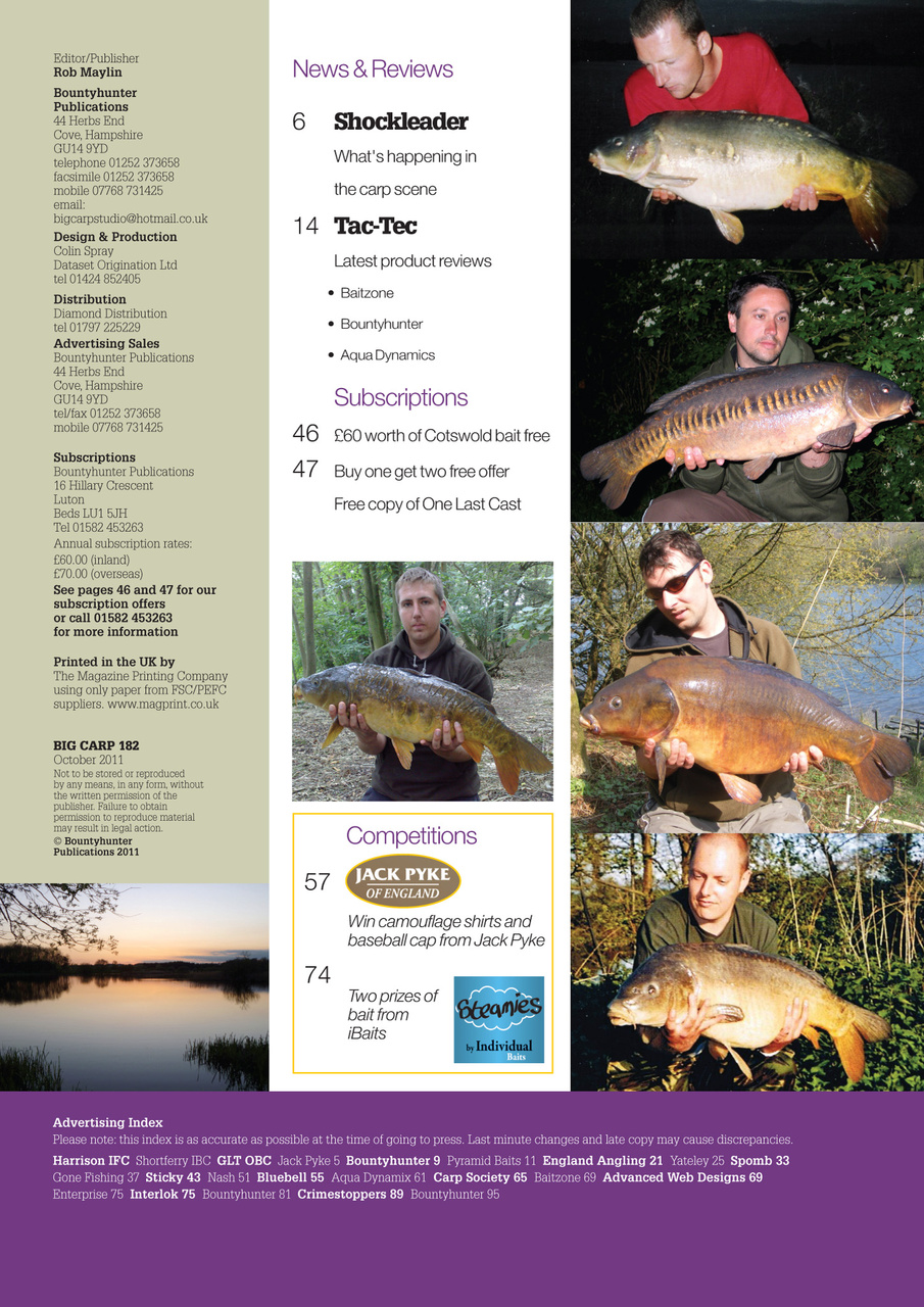 Big Carp Magazine Preview Pages