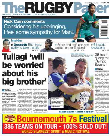The Rugby Paper issue 17th May 2015