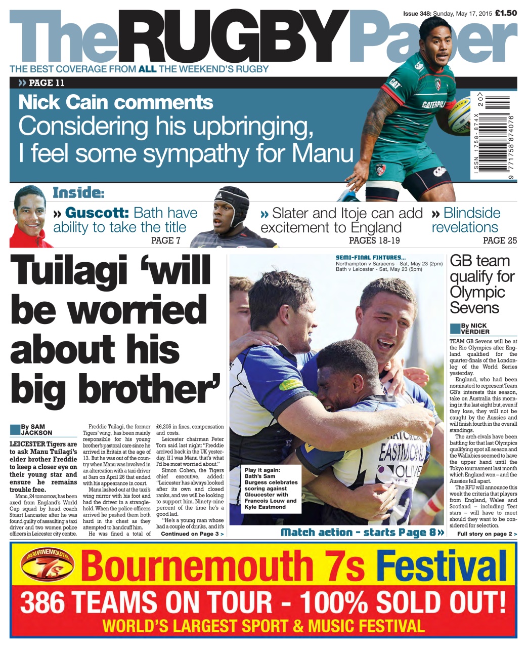 The Rugby Paper Preview Pages
