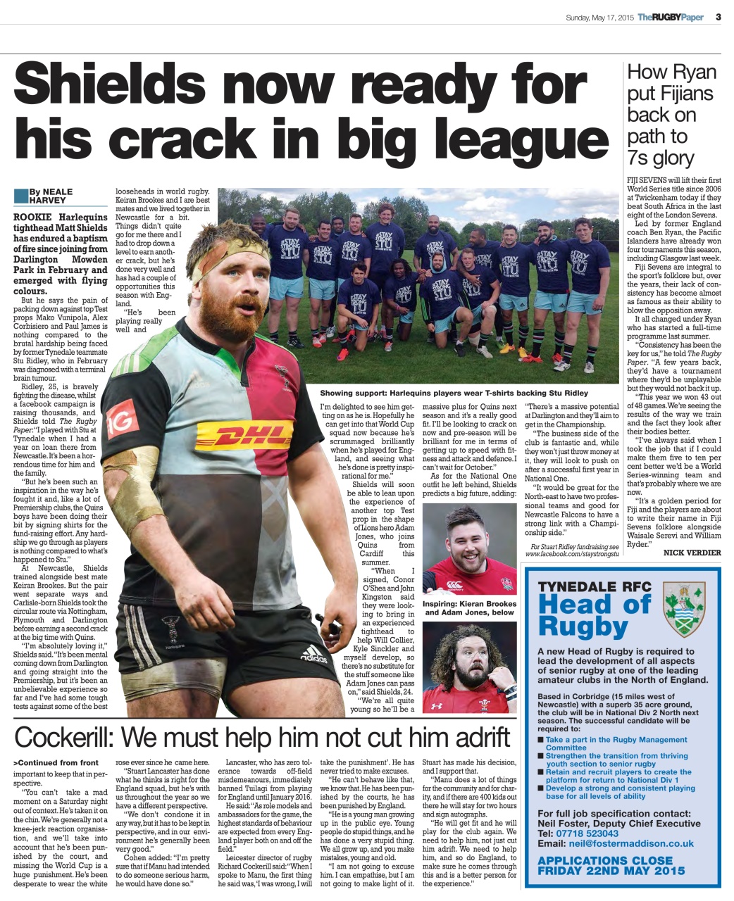 The Rugby Paper Preview Pages