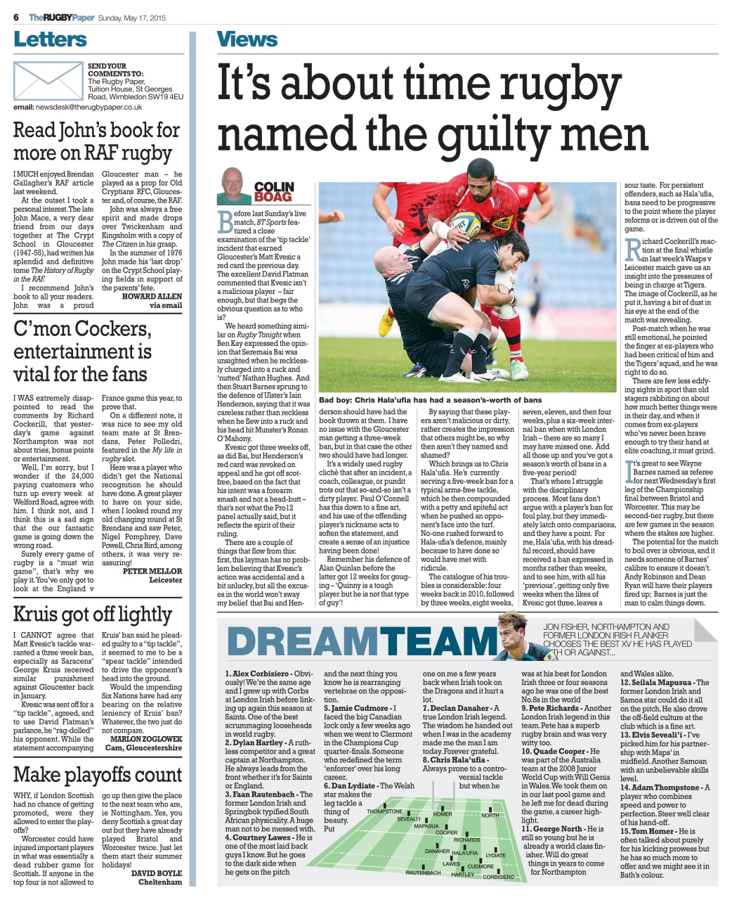 The Rugby Paper Preview Pages