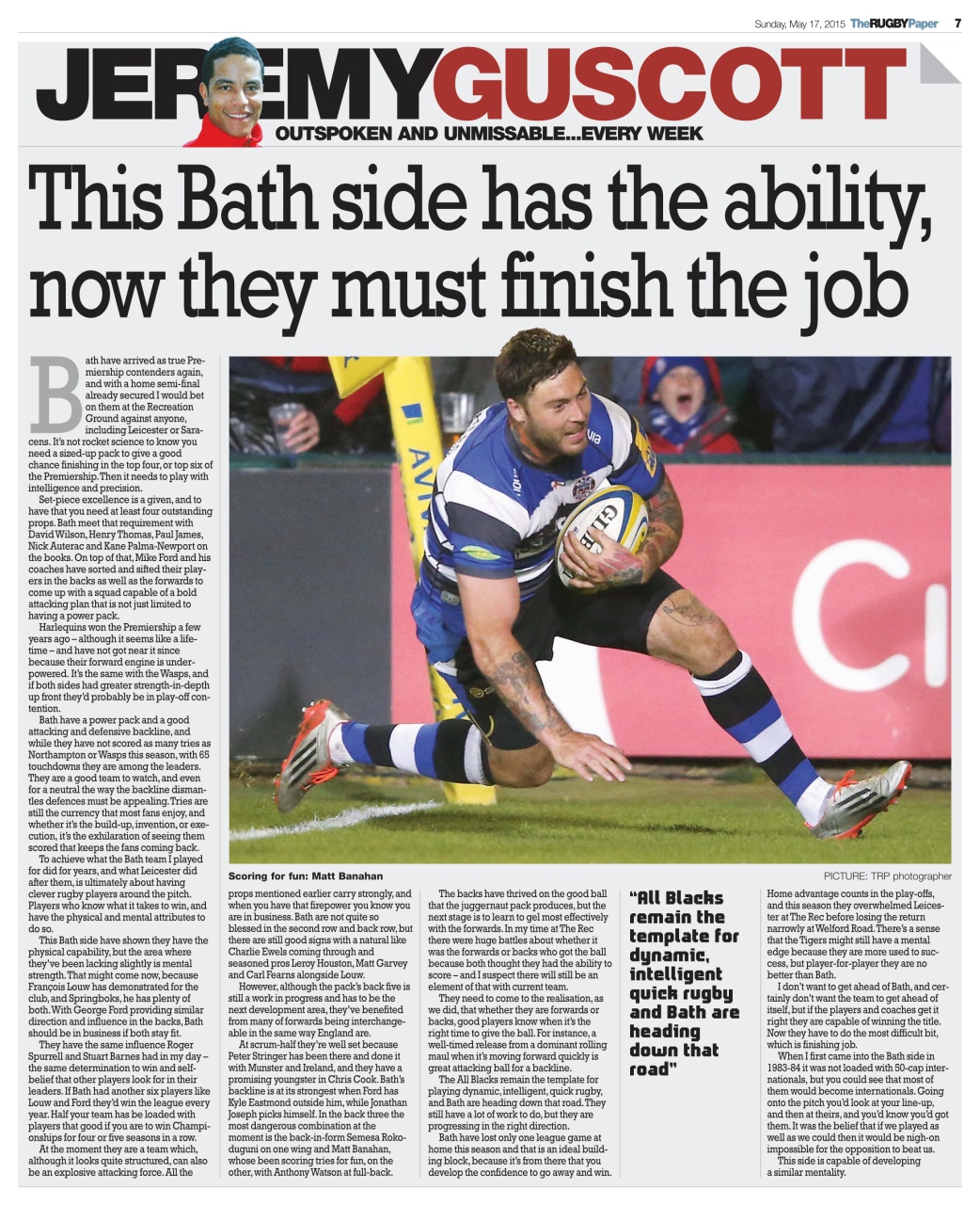 The Rugby Paper Preview Pages