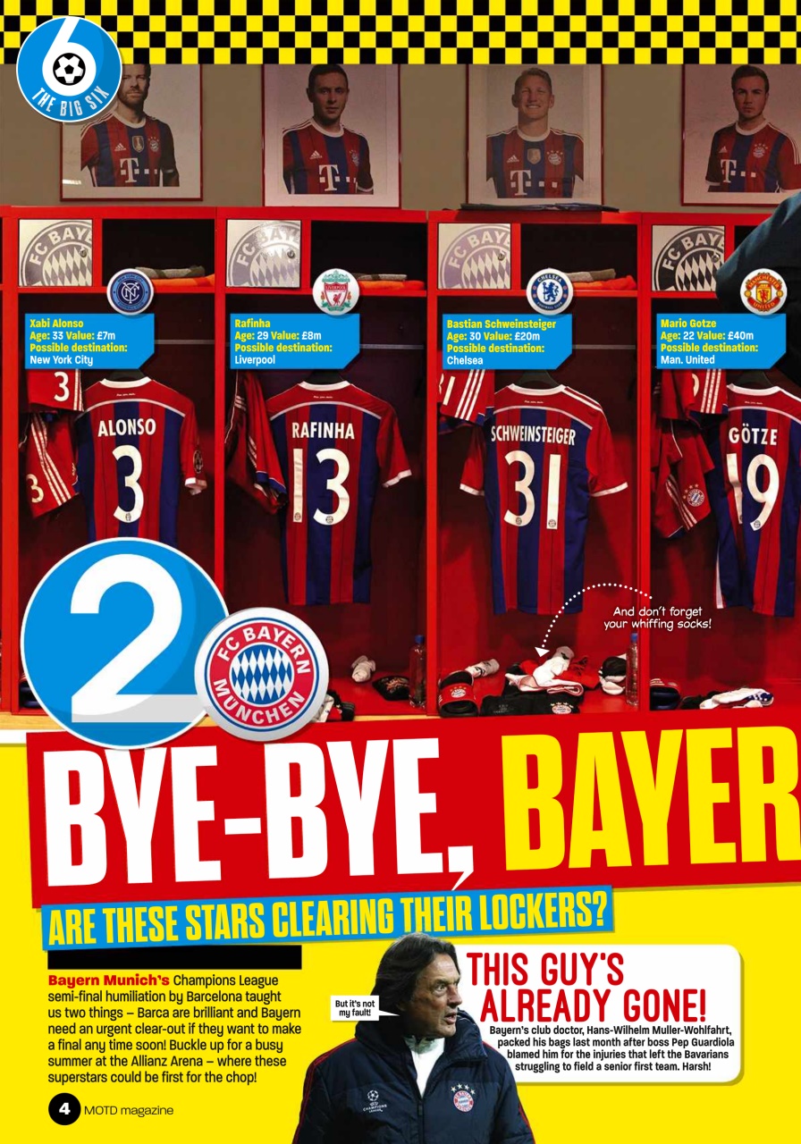 Match of the Day Preview Pages