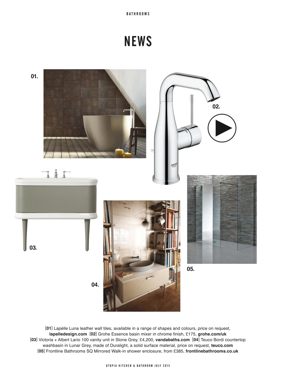 Utopia Kitchen & Bathroom Preview Pages