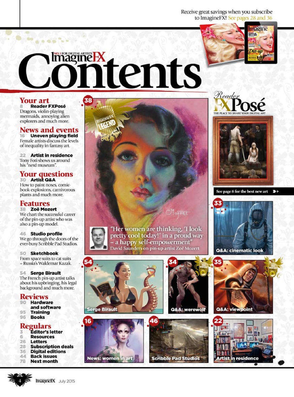 ImagineFX Preview Pages