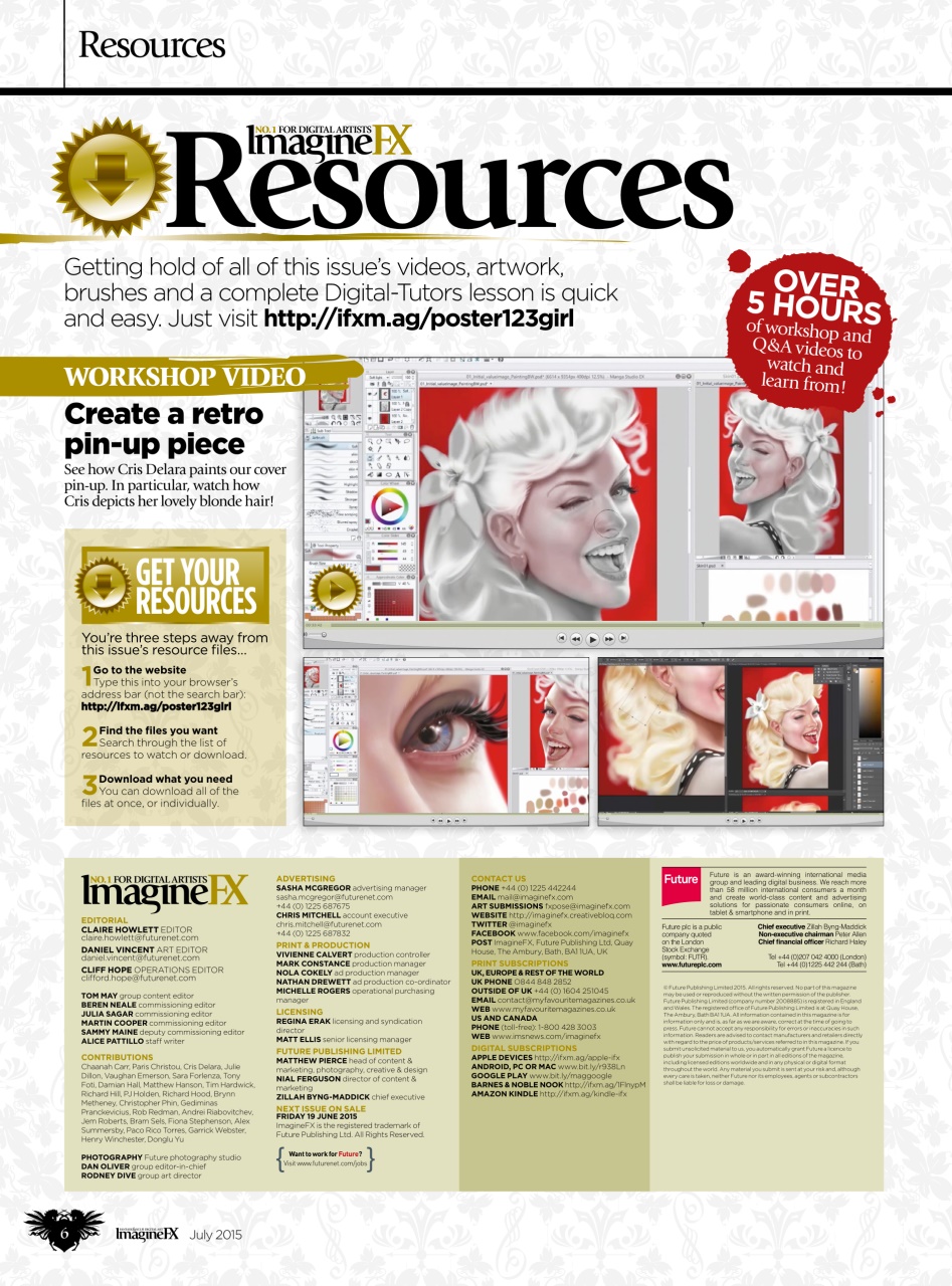 ImagineFX Preview Pages