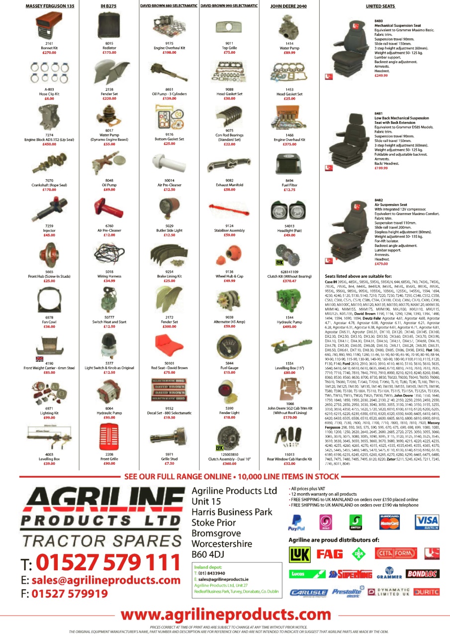 Tractor & Machinery Preview Pages