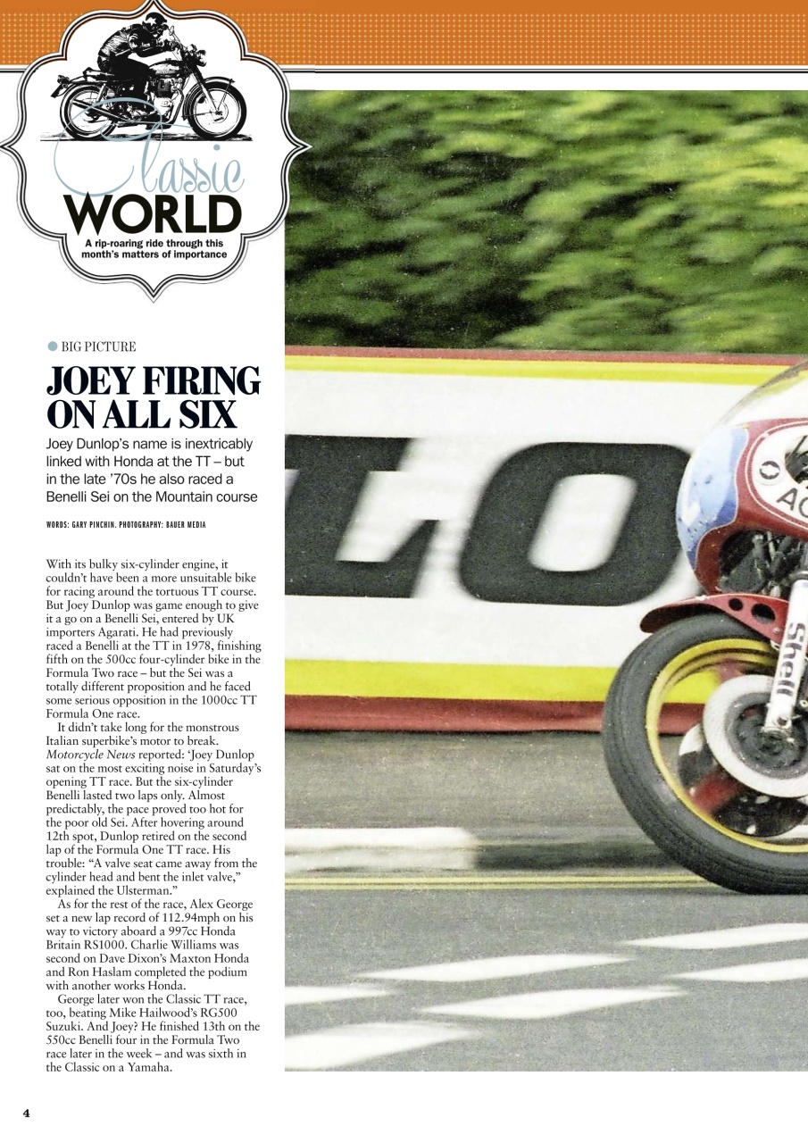 Classic Bike Preview Pages