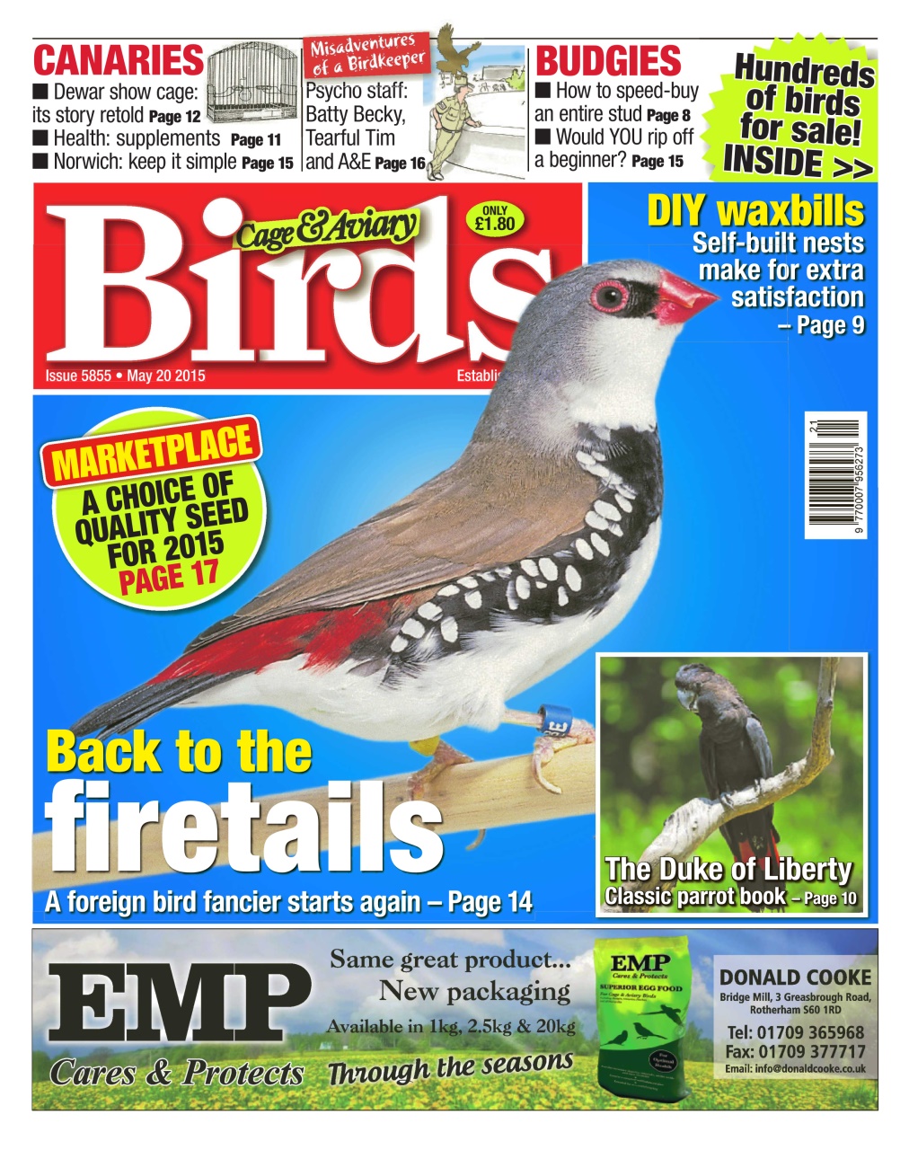 Cage & Aviary Birds Preview Pages