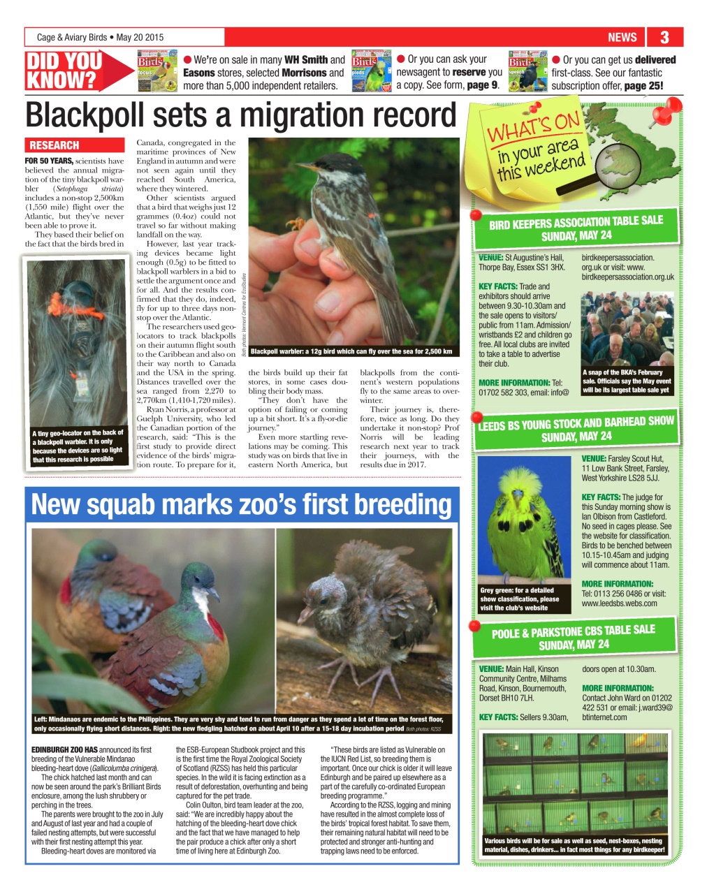 Cage & Aviary Birds Preview Pages