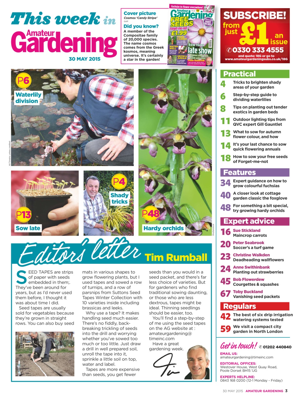 Amateur Gardening Preview Pages
