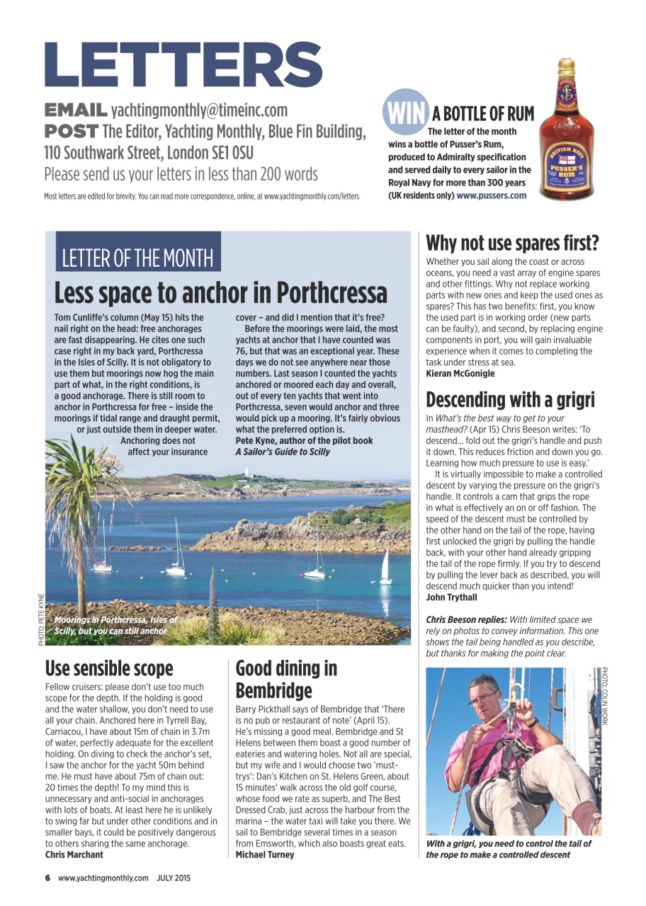 Yachting Monthly Preview Pages