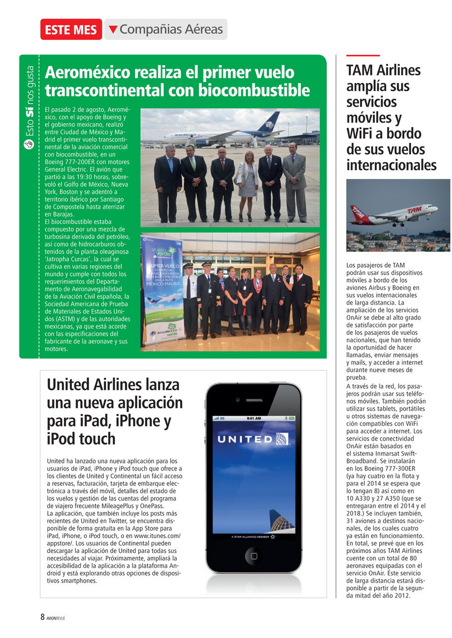 Avion Revue Internacional Preview Pages