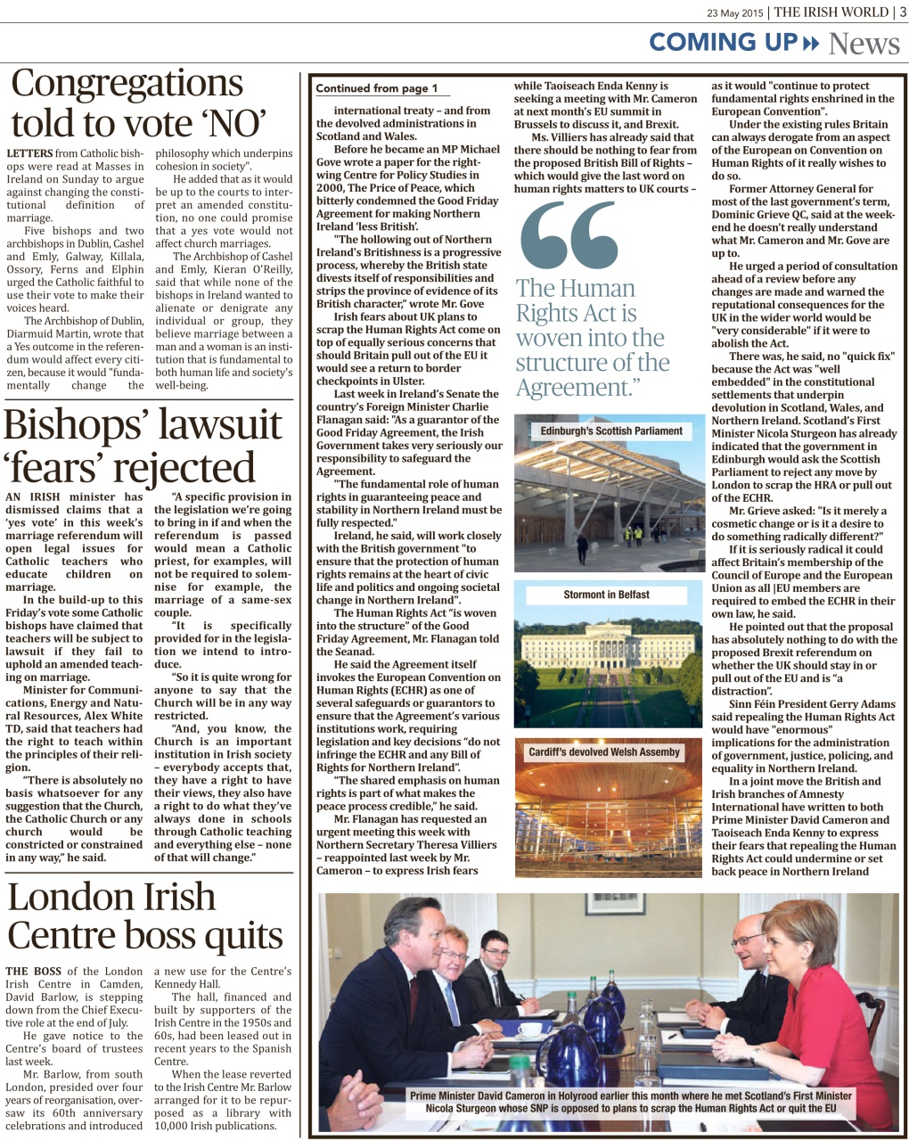 Irish World Preview Pages