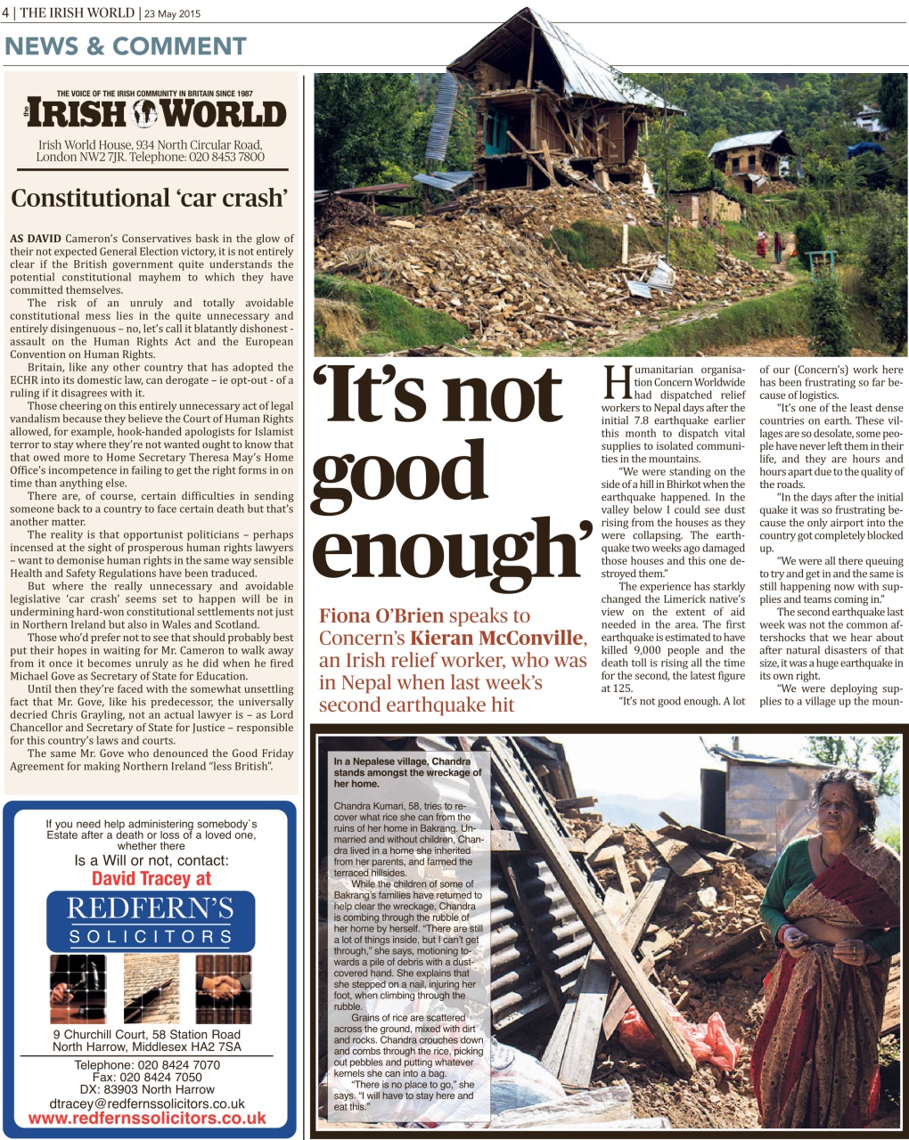 Irish World Preview Pages