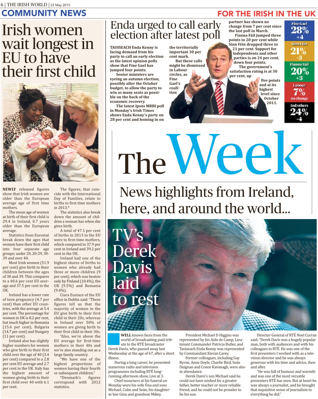 Irish World Preview Pages