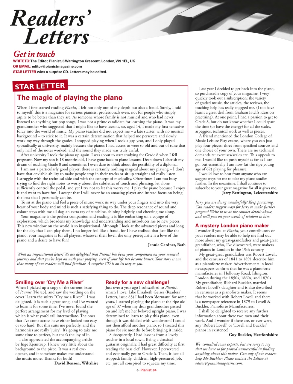 Pianist Preview Pages