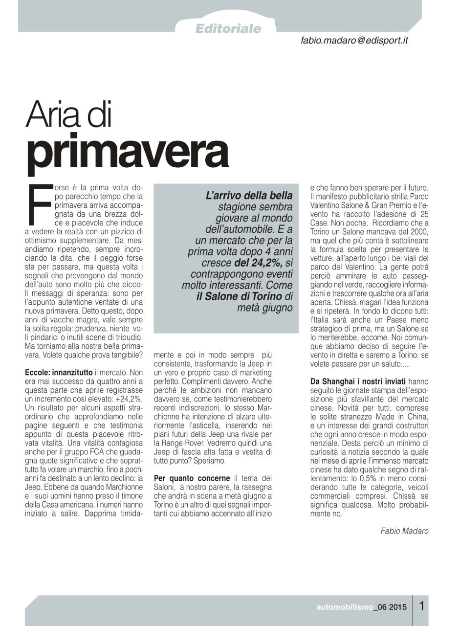 Automobilismo Preview Pages