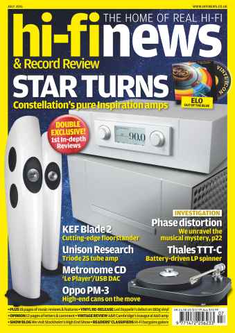 Hi-Fi News issue July 2015