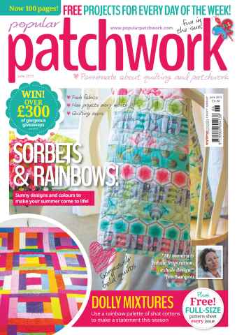 Popular Patchwork Magazine issue June 2015