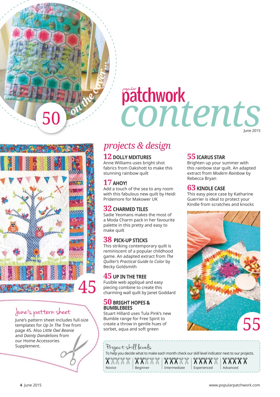 Popular Patchwork Magazine Preview Pages