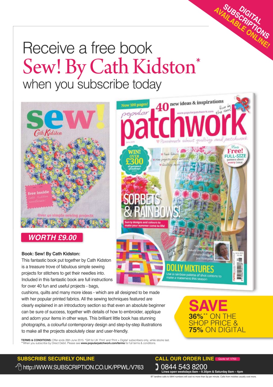 Popular Patchwork Magazine Preview Pages