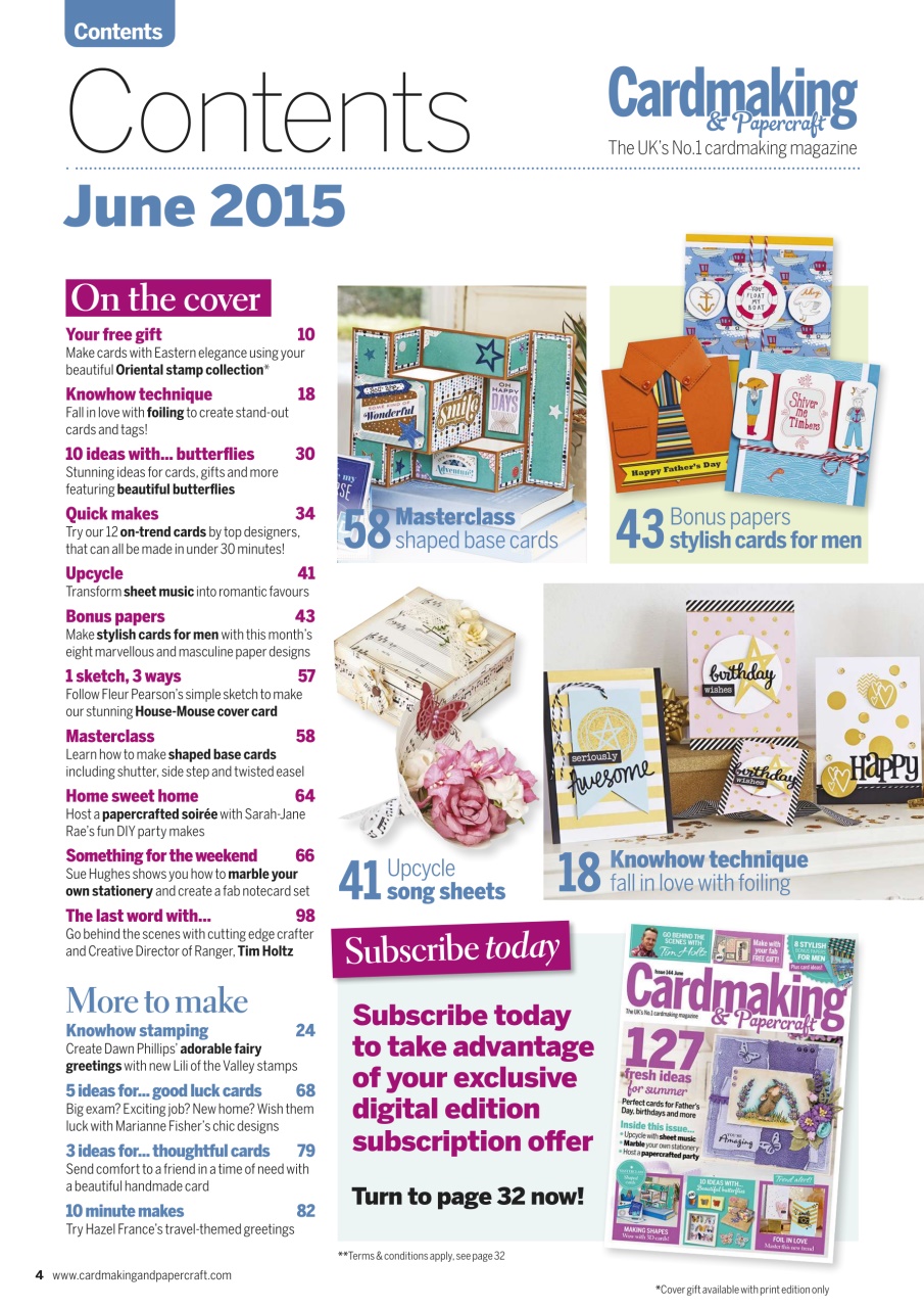 Cardmaking & Papercraft Preview Pages