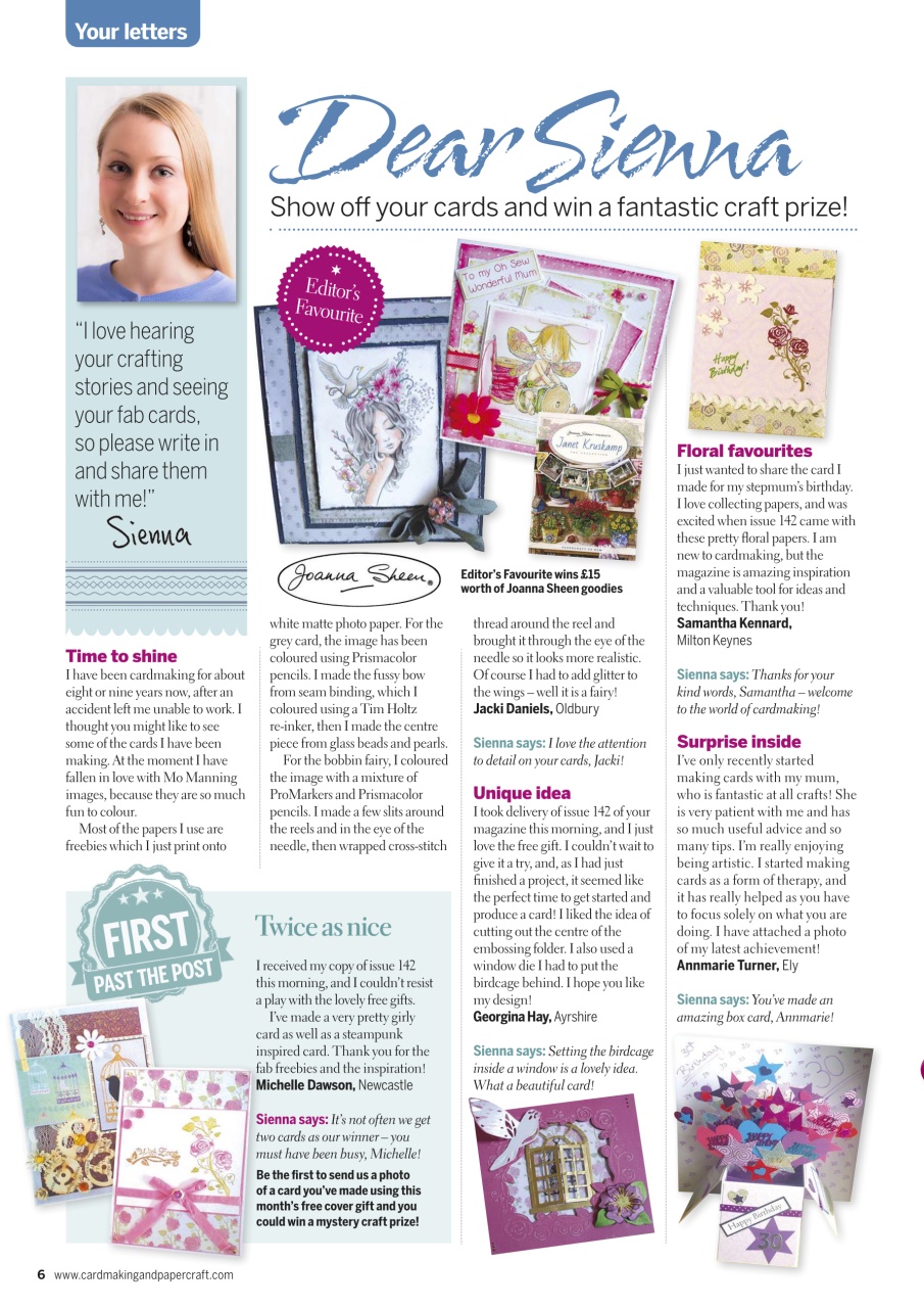 Cardmaking & Papercraft Preview Pages