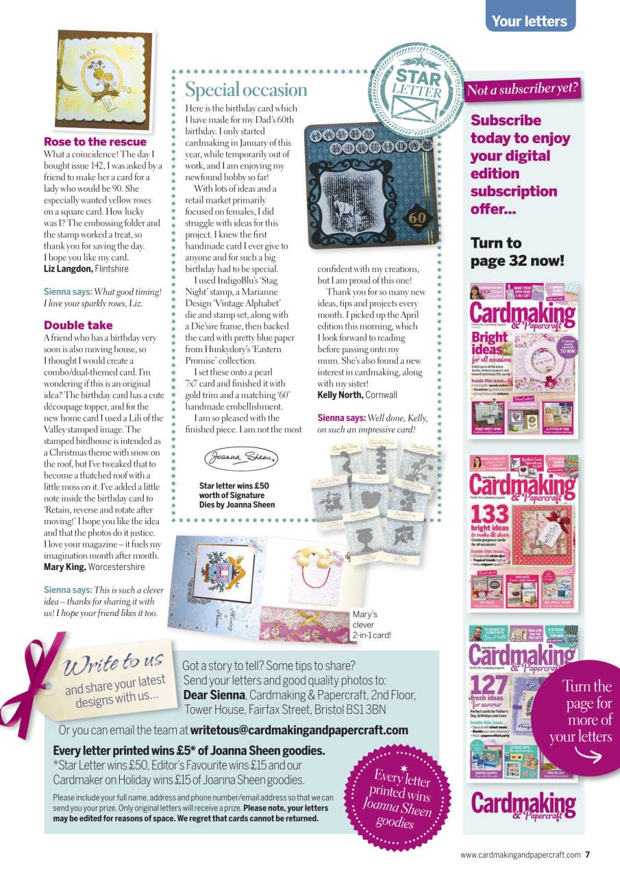 Cardmaking & Papercraft Preview Pages