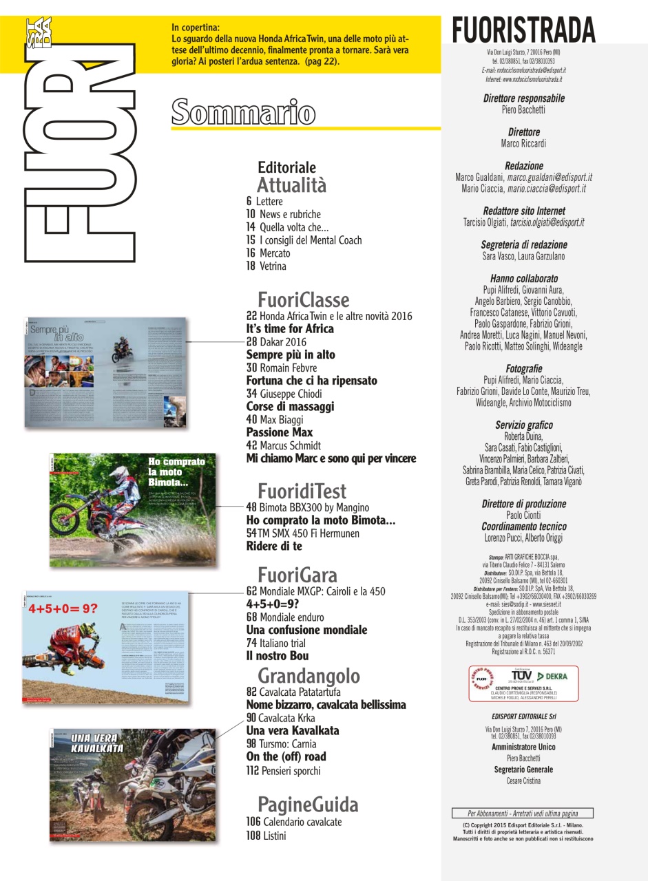 Motociclismo Fuoristrada Preview Pages