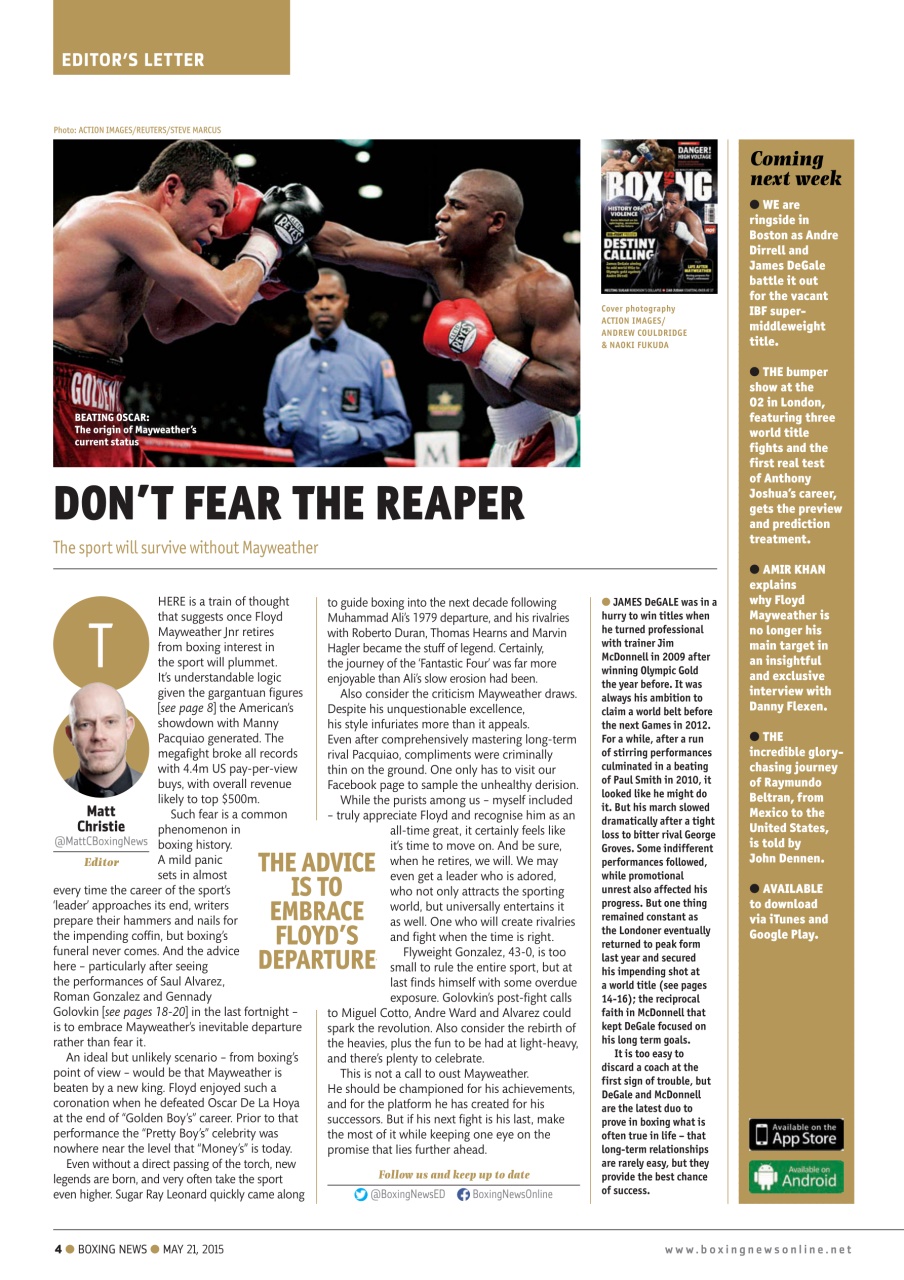 Boxing News Preview Pages