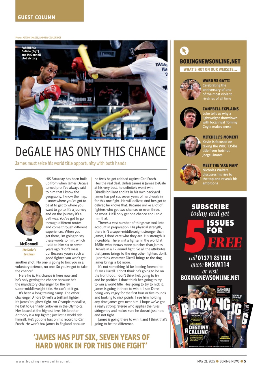 Boxing News Preview Pages
