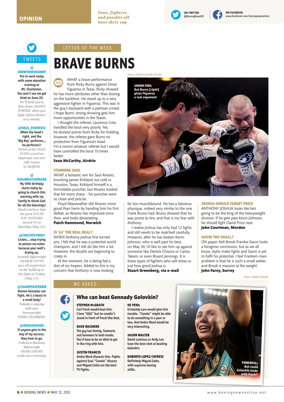 Boxing News Preview Pages