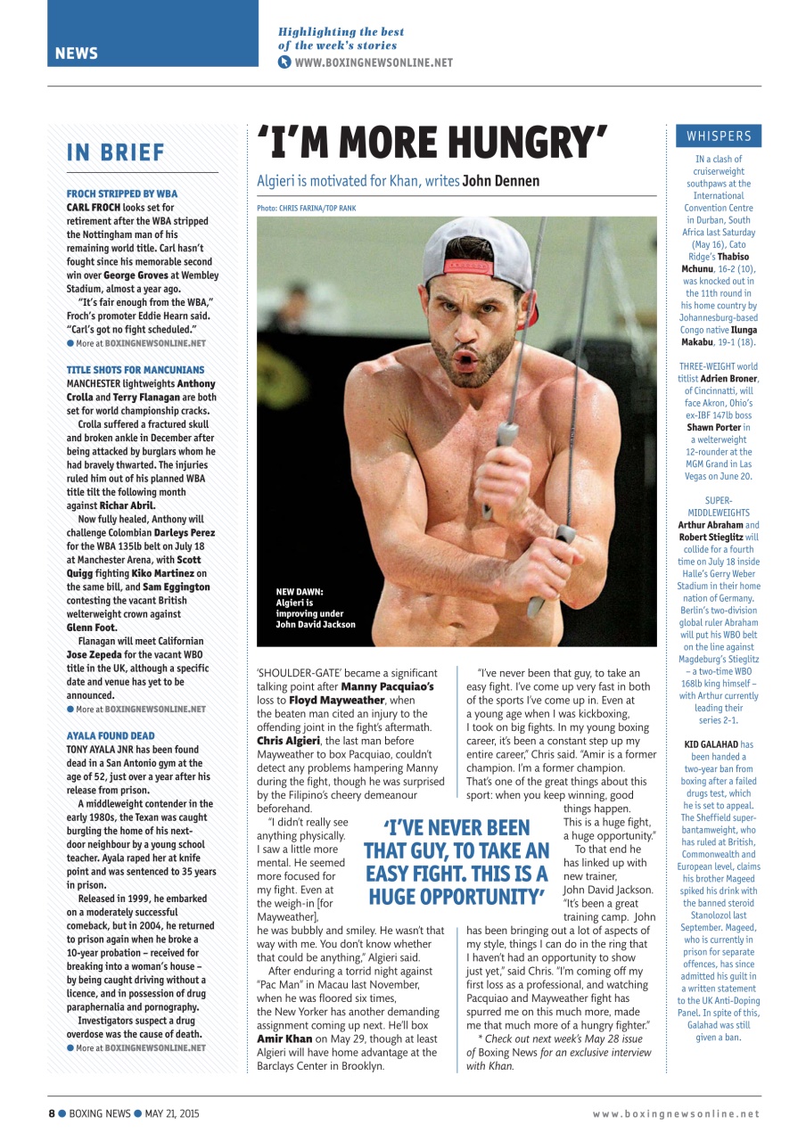 Boxing News Preview Pages