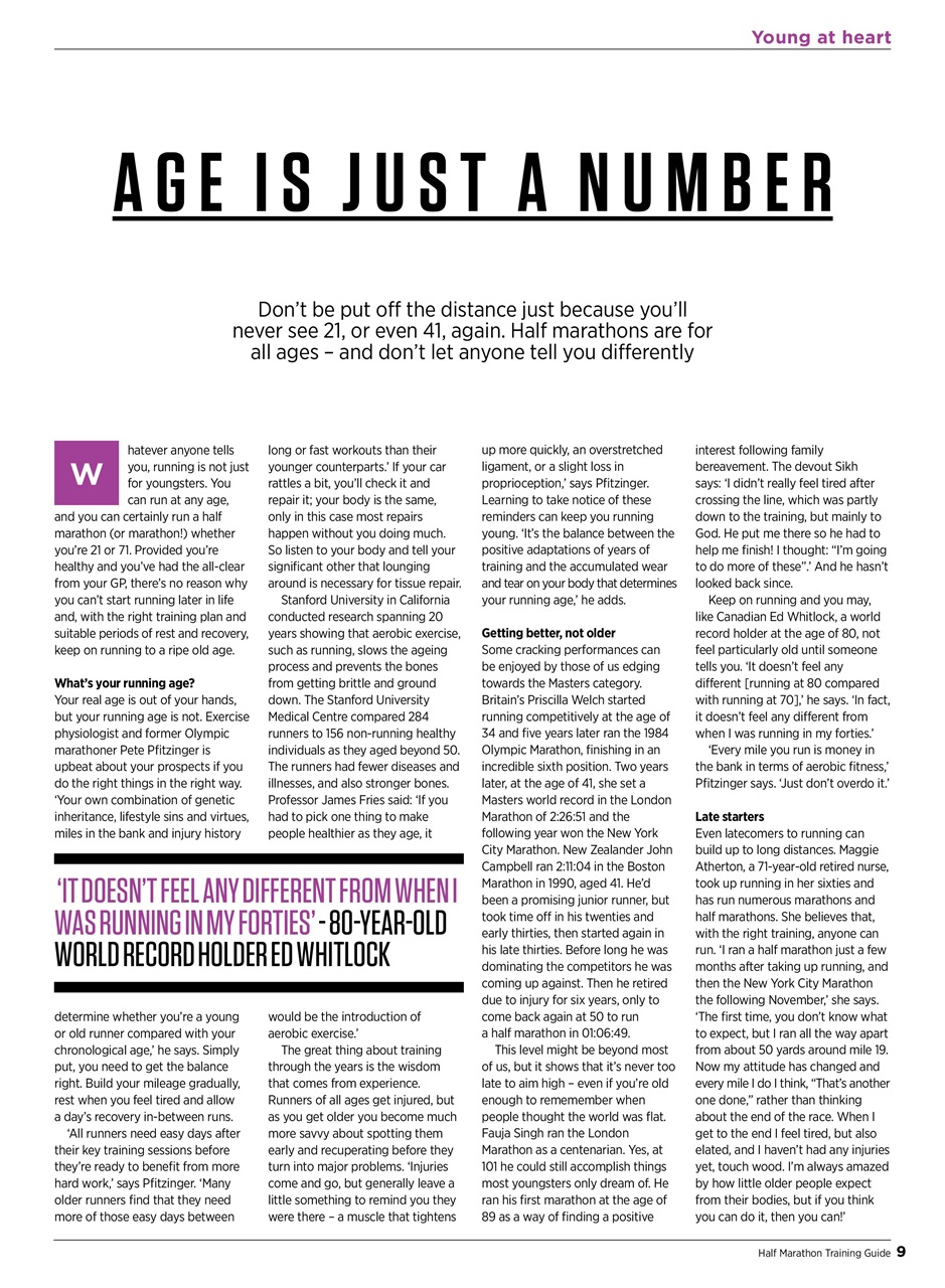 Women’s Running Preview Pages