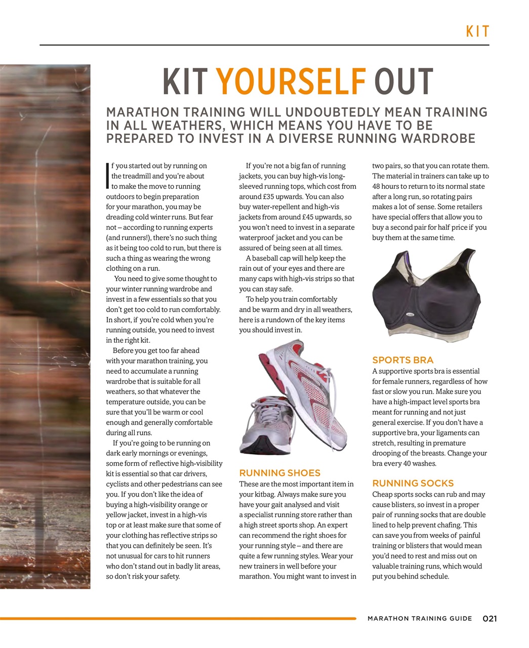 Women’s Running Preview Pages