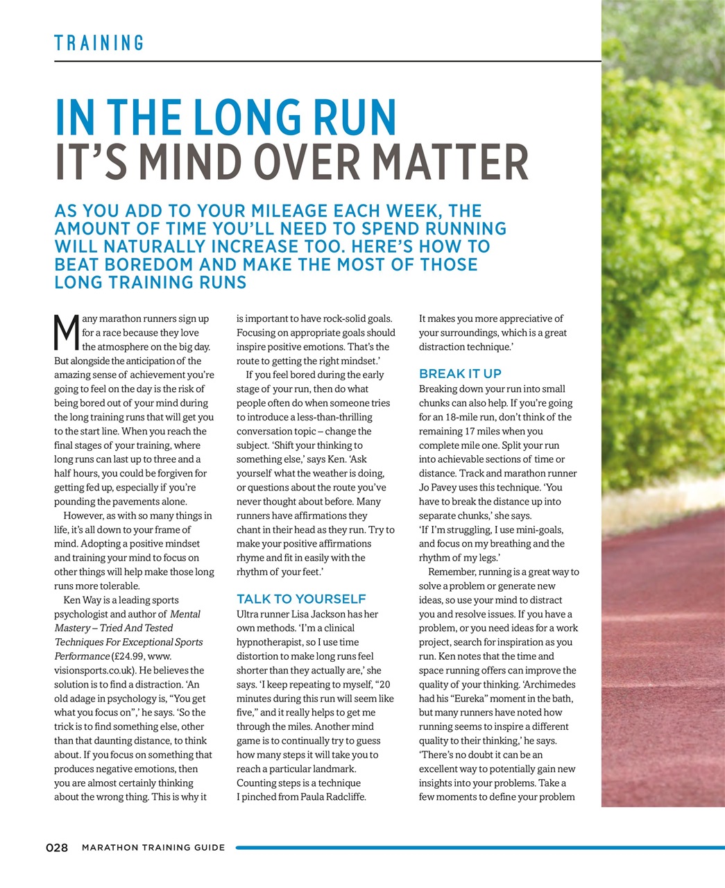 Women’s Running Preview Pages