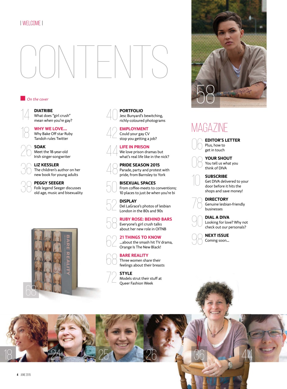 DIVA Magazine Preview Pages